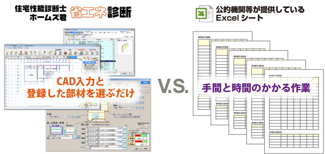 「省エネ診断」vs公的機関等が提供するExcelシート