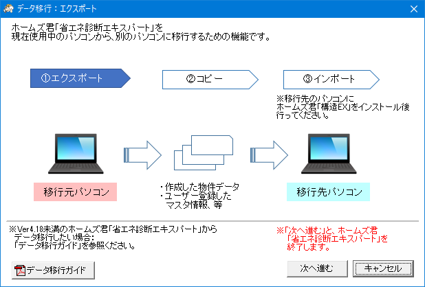 データ 移行 診断 ナビ