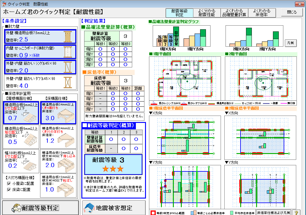 クイック判定　耐震性能