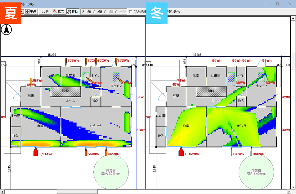 日射熱シミュレーション