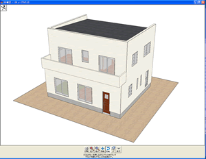 パラペット３Ｄ表示