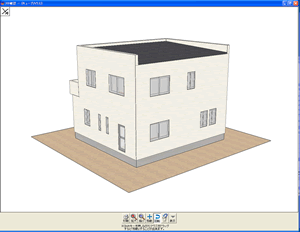 パラペット３Ｄ表示