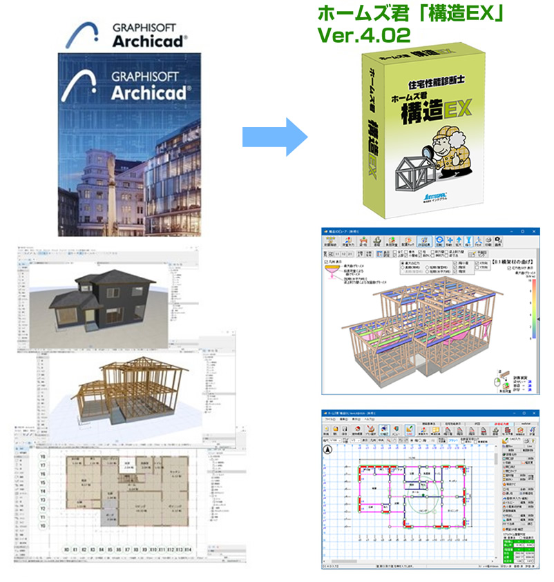 BIMソフト「Archicad」データ連携機能追加