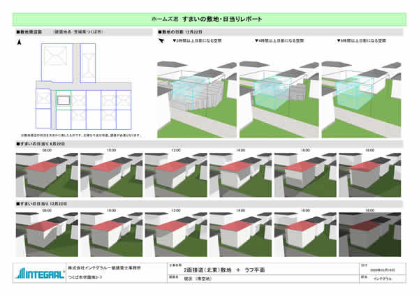 ホームズ君「すまいのかんたんプレゼン」敷地比較の活用例