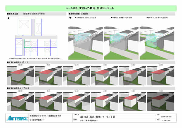 ホームズ君「すまいのかんたんプレゼン」敷地比較の活用例